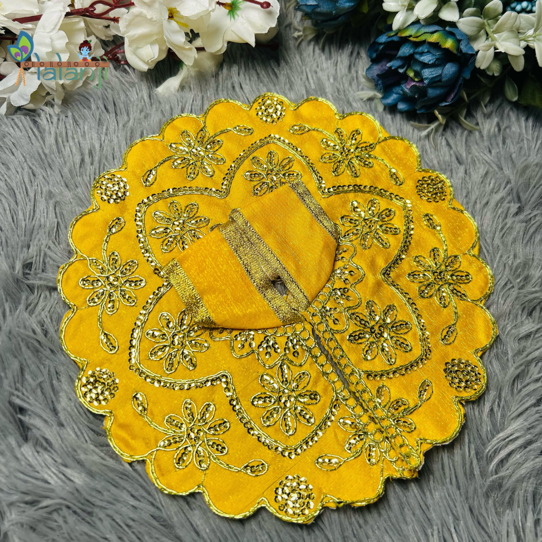 Beautifully Crafted Embroidery Dress for Laddu Gopal