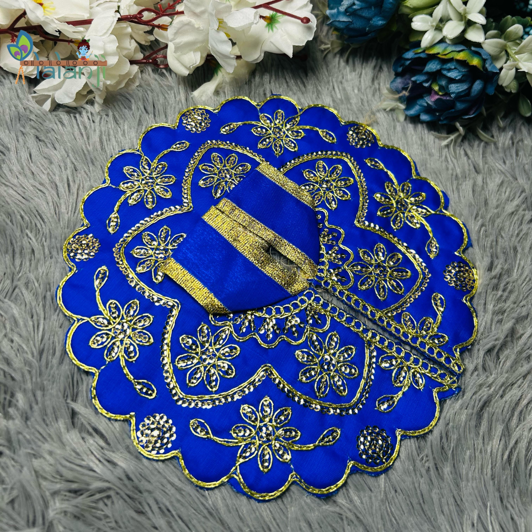Beautifully Crafted Embroidery Dress for Laddu Gopal