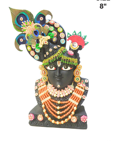 Elegant handcrafted murti with shringar