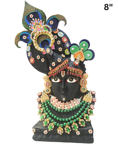 Elegant handcrafted murti with shringar