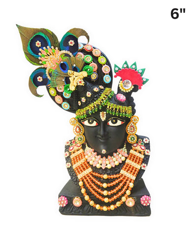 Elegant handcrafted murti with shringar