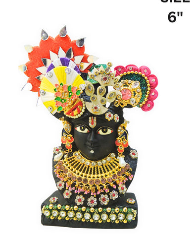 Elegant handcrafted murti with shringar