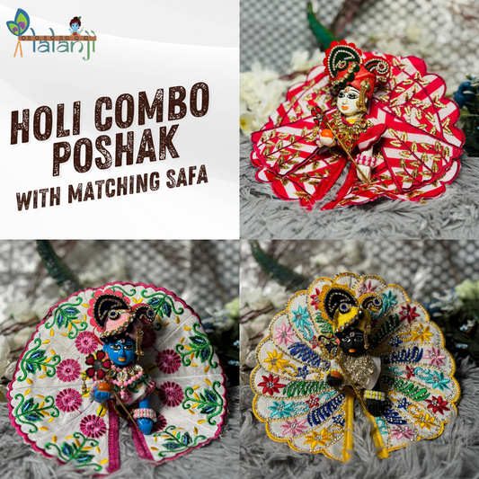 Holi Special Combo Designer Laddu Gopal Dress