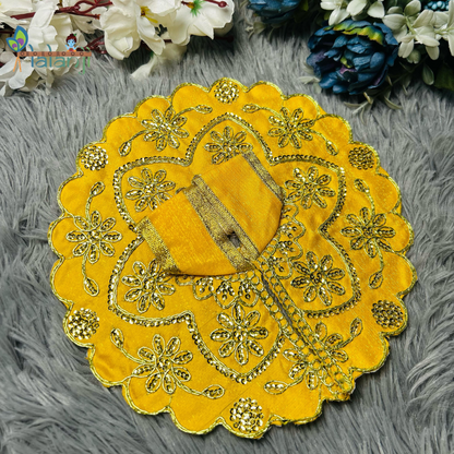 Beautifully Crafted Embroidery Dress for Laddu Gopal