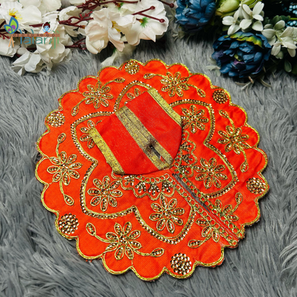 Beautifully Crafted Embroidery Dress for Laddu Gopal