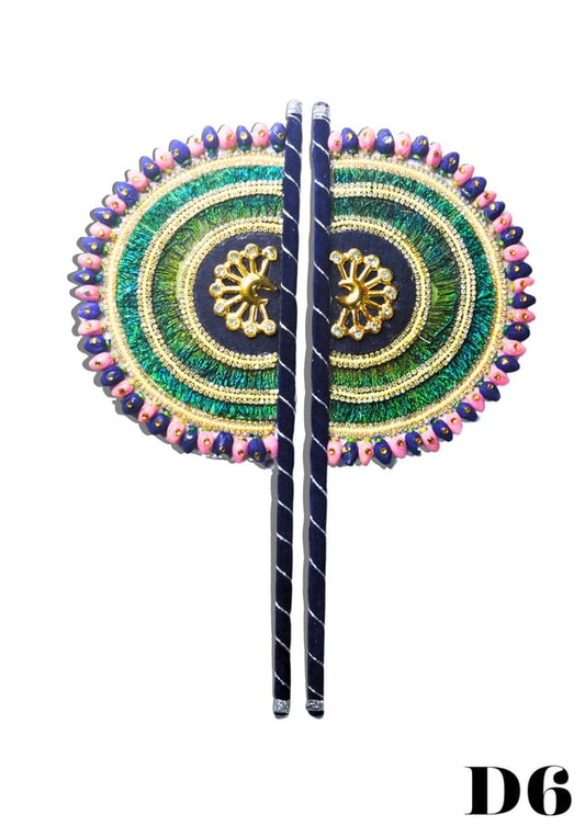 Elegant hand-crafted pankha fans