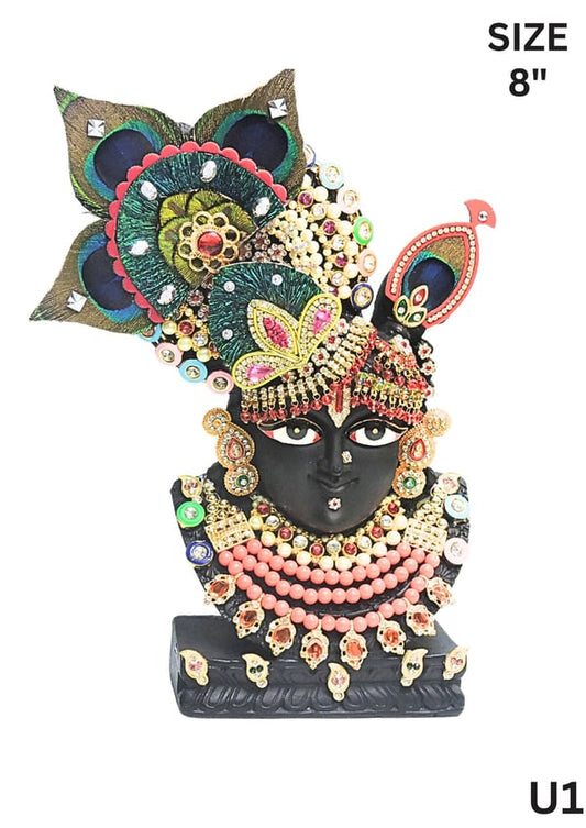 Elegant handcrafted murti with shringar