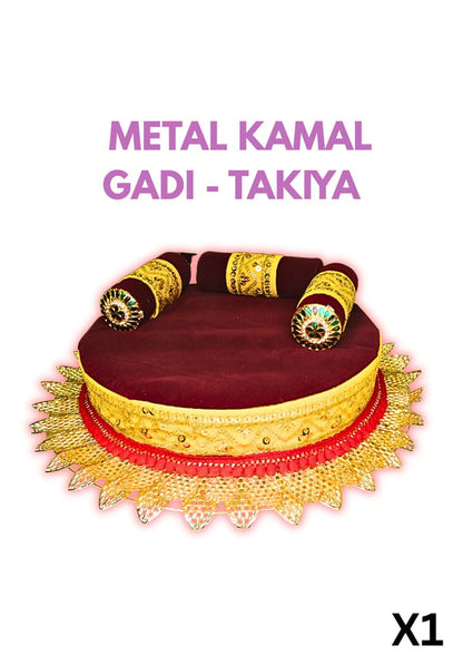 METAL KAMAL GAADI-TAKIYA Elegant and colorful accessories