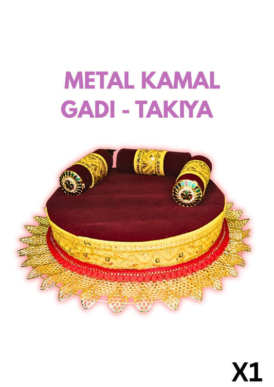 METAL KAMAL GAADI-TAKIYA Elegant and colorful accessories